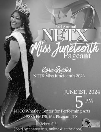 3rd Annual Miss Juneteenth Pageant to sweep you off your feet