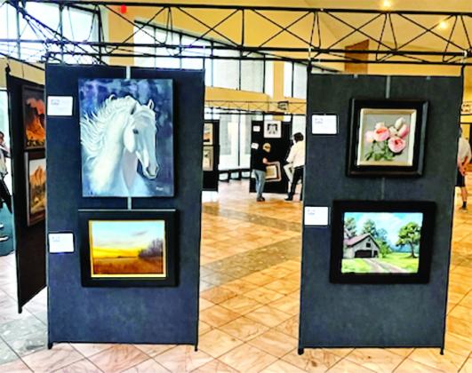 Mount Pleasant Art Society show on display in Whatley