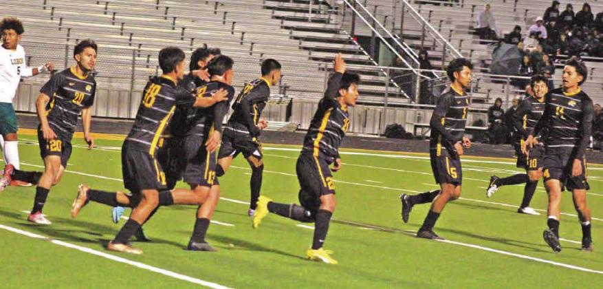 The 11th-ranked Mount Pleasant soccer team went through most of the first half of district play undefeated to set up a matchup for first place in district against fourth-ranked Longview. The Tigers battled back after falling behind early but couldn’t complete the comeback in a 2-1 loss to the Lobos. The Tigers are 6-1 in district play and take on Hallsville Friday. TRIBUNE PHOTO / QUINTEN BOYD