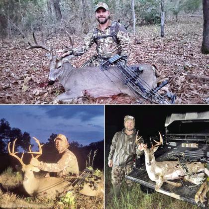 Smith County archer Logan Tidwell made only six hunts this season and brought down three bucks in three different East Texas counties. Tidwell, 37, has never paid a lease fee. He spends his most of his time on small tracts of property close to home where he is able to secure access for free. (Courtesy Photo, Logan Tidwell)